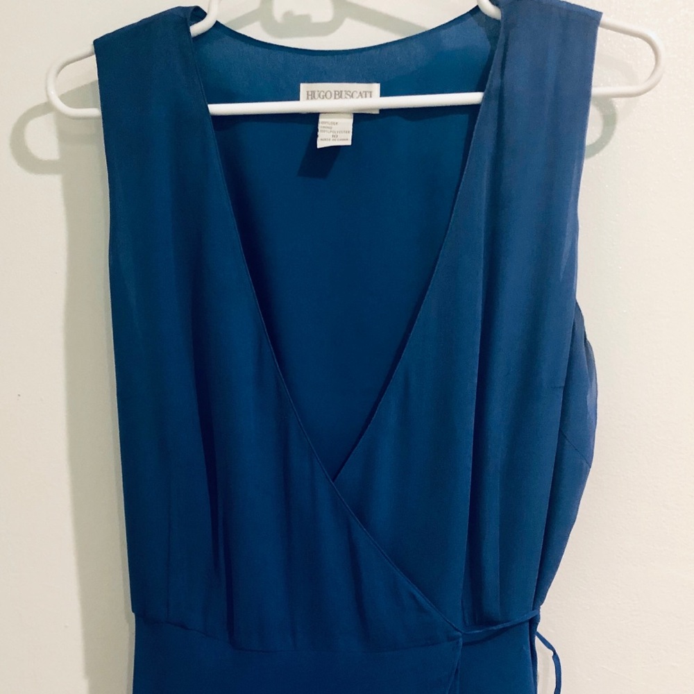 Silk Chiffon Wrap Dress